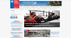 Desktop Screenshot of hospitalquillota.cl
